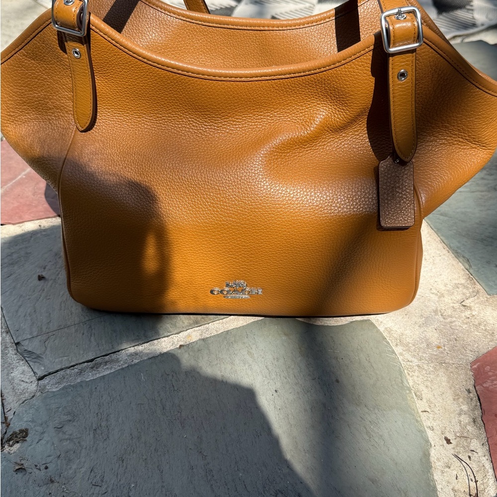 Coach Brown Leather Shoulder Bag